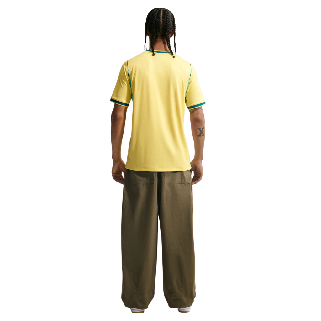Camisa Brasil Home I 26/27 Torcedor Nike Masculino - Amarelo