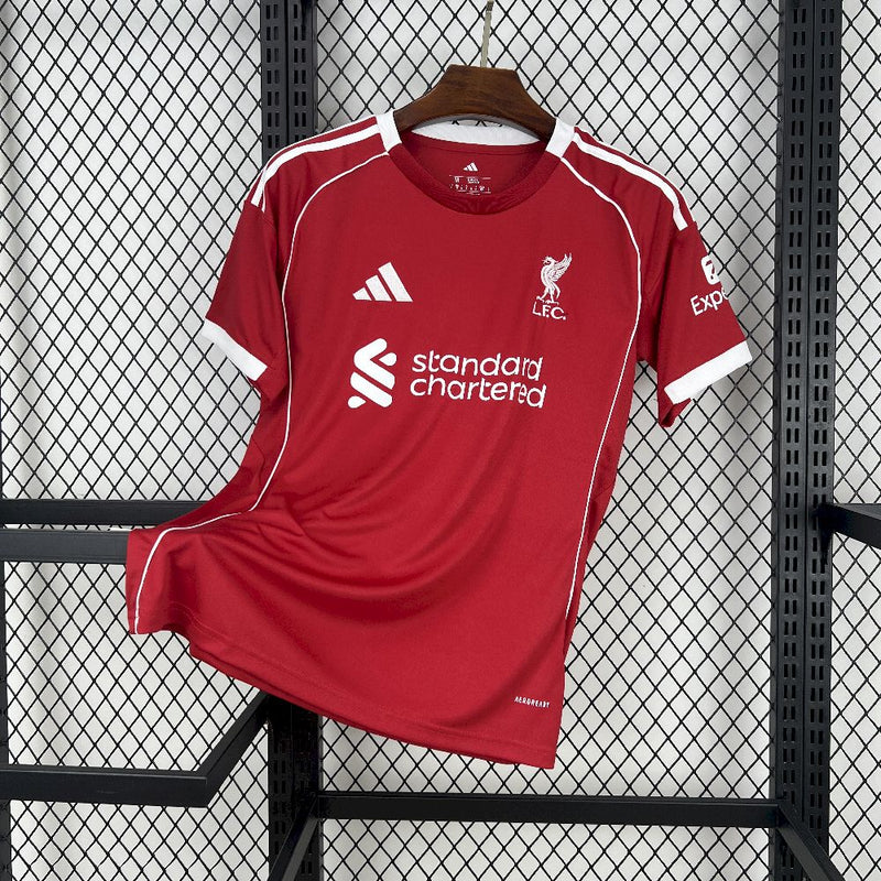Camisa Liverpool Home 25/26 Torcedor Masculina -