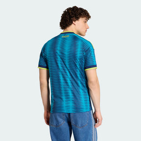 Camisa Colômbia Copa do Mundo 2026 Away II Torcedor Masculina - Verde e Azul