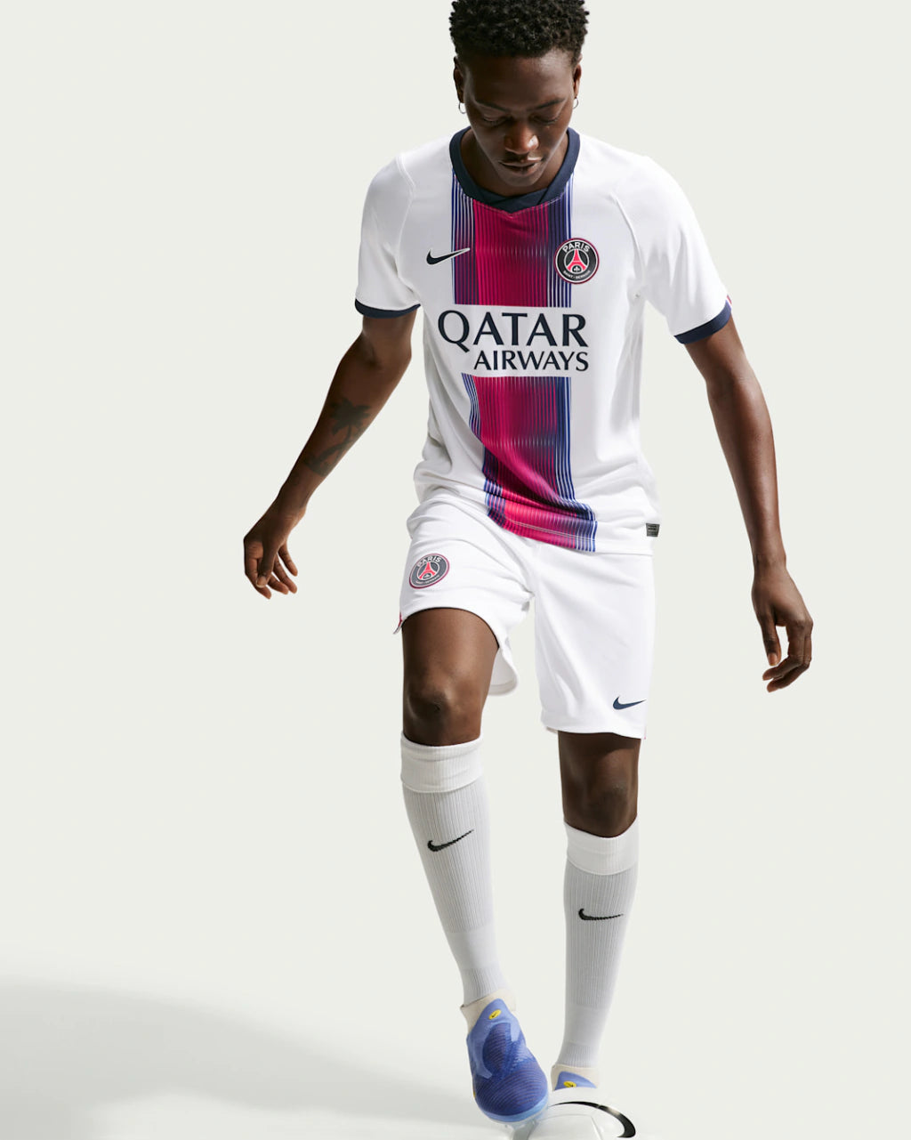 Camisa Paris Saint-Germain (PSG) Away II 2026/27 Torcedor Masculino Nike Branco
