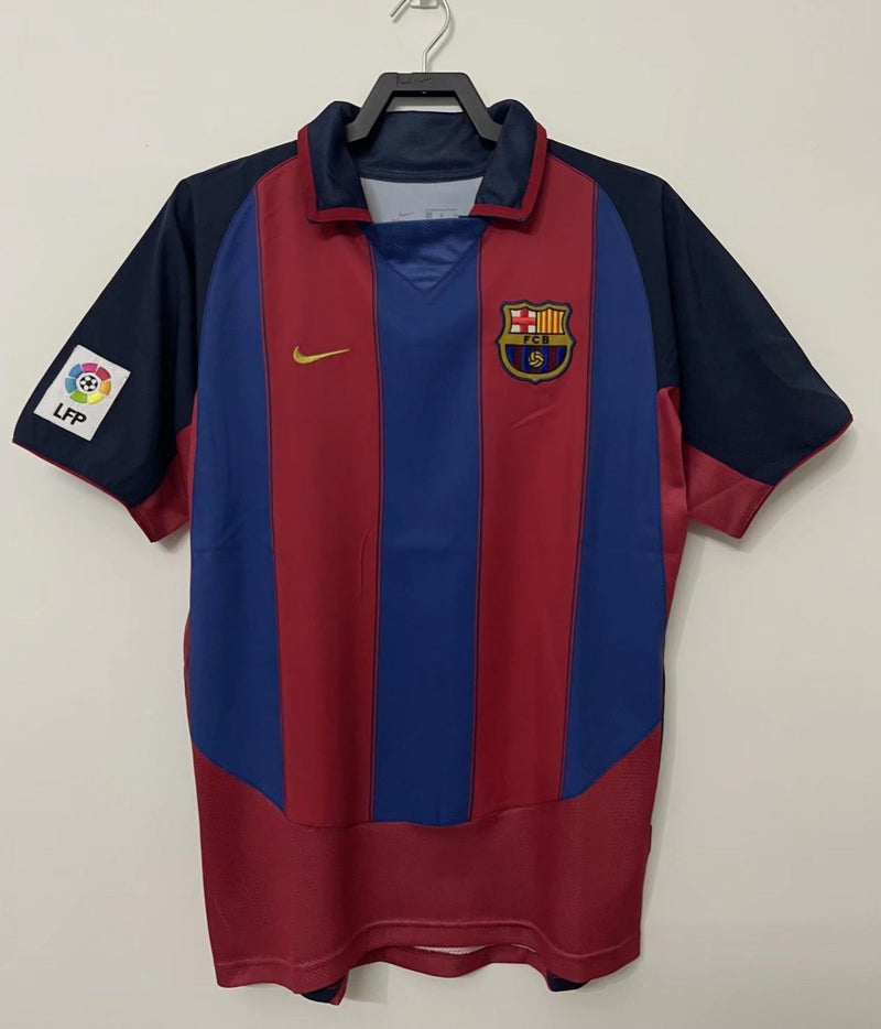 Camisa Barcelona Titular 03/04 - Versão Retro