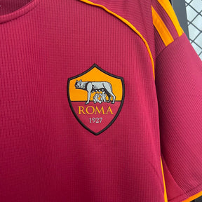 Camisa Roma Home 25/26 - Adidas Torcedor Masculina