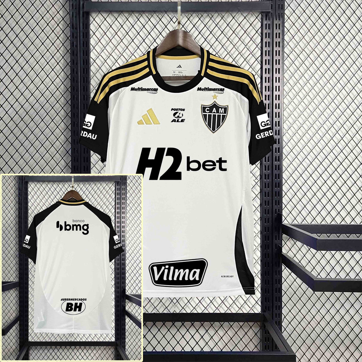 Camisa Atlético Mineiro II  25/26 Torcedor Masculina + Patrocínios