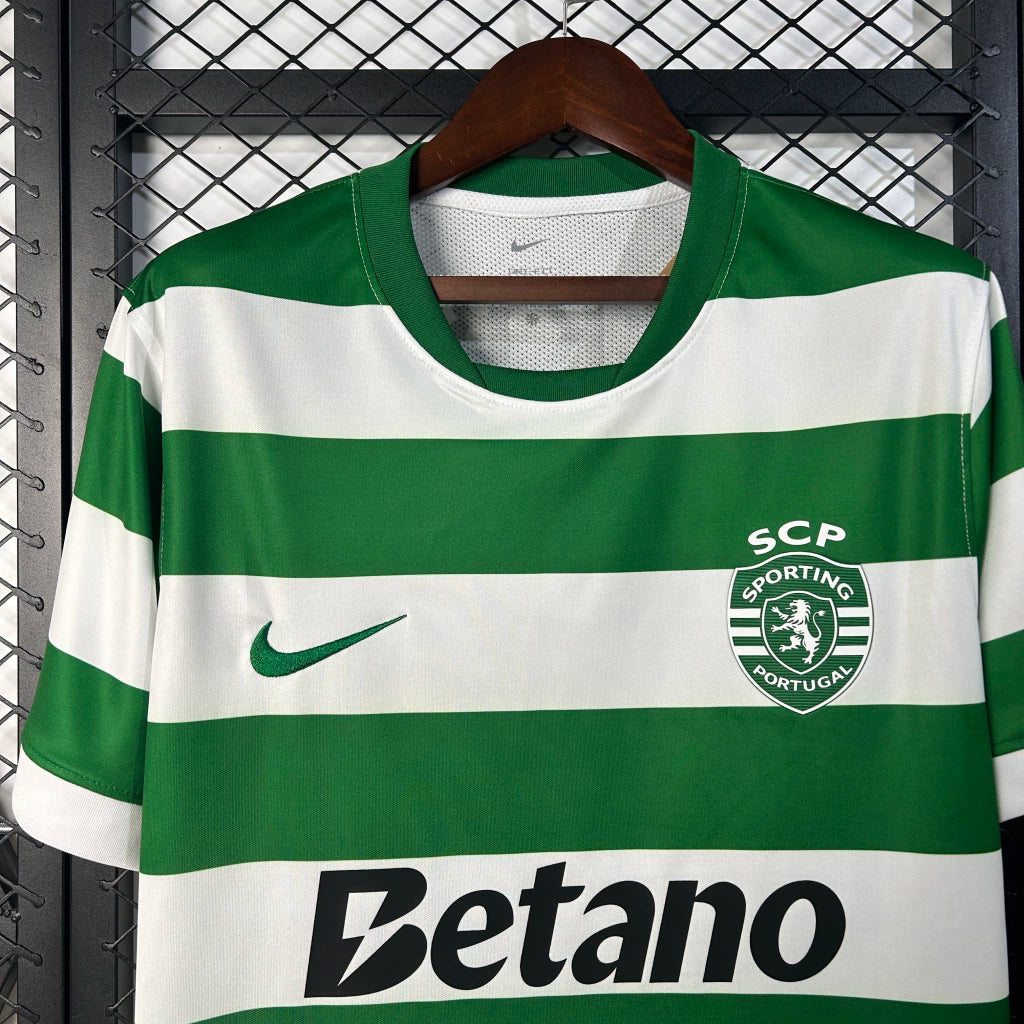 Camisa Sporting Home 25/26 - Nike Torcedor Masculina
