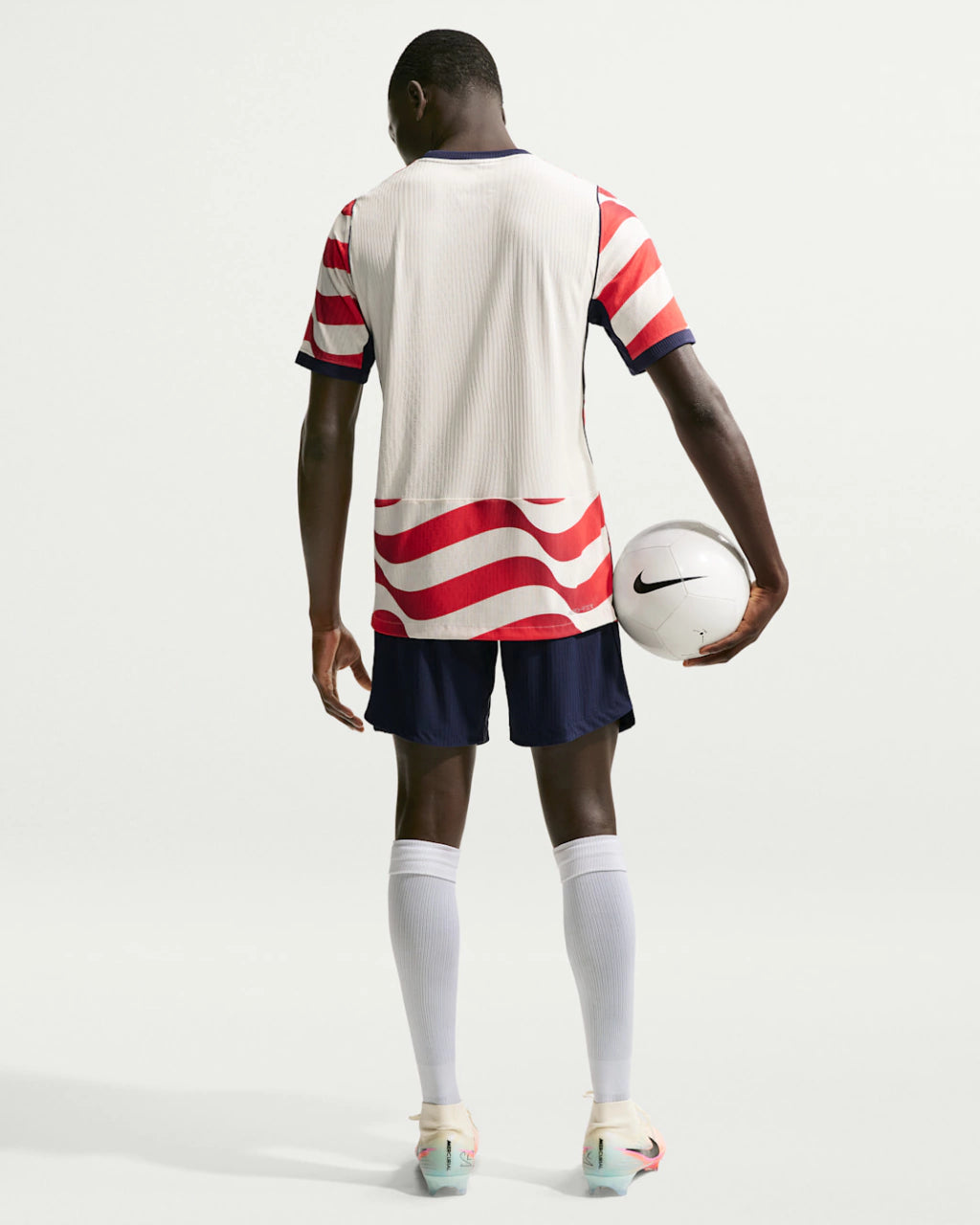 Camisa EUA Copa do Mundo Home I 2026 Masculino Jogador Nike - Vermelho e branco