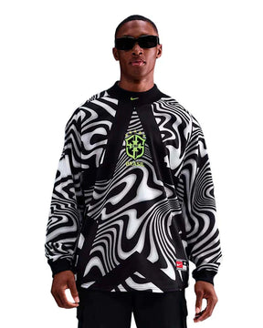 Camisa Seleção Brasileira Goleiro Manga Longa 26/27 Torcedor Nike Masculino