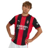 Camisa AC Milan Home 2026/27 - Jogador Puma Masculino - Preto e Vermelho