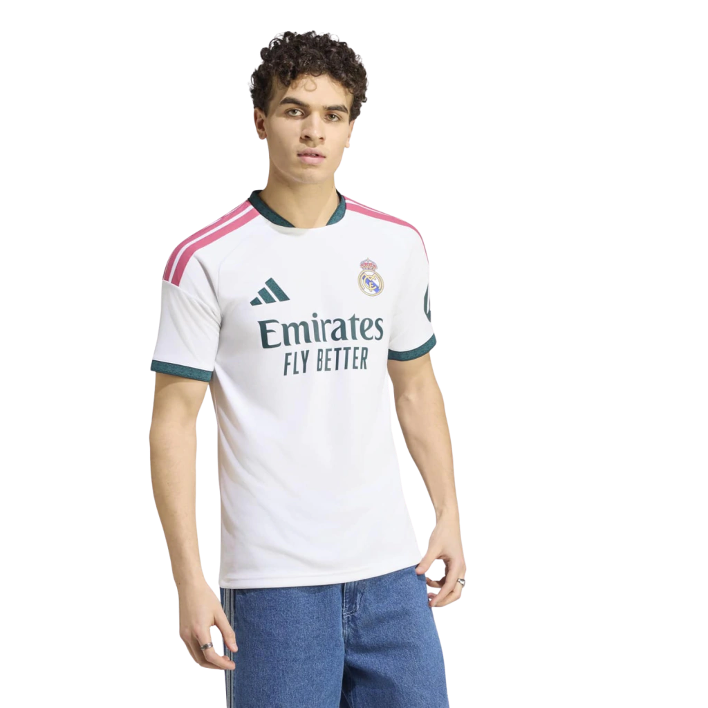 Camisa Real Madrid Home I 2026/27 Torcedor Masculino Adidas Branco