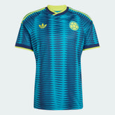 Camisa Colômbia Copa do Mundo 2026 Away II Torcedor Masculina - Verde e Azul