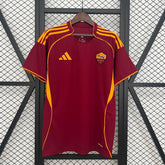 Camisa Roma Home 25/26 - Adidas Torcedor Masculina