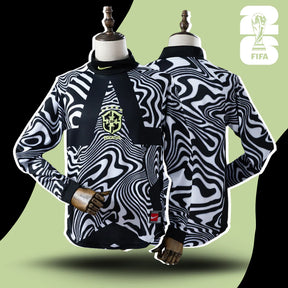 Camisa Seleção Brasileira Goleiro Manga Longa 26/27 Torcedor Nike Masculino