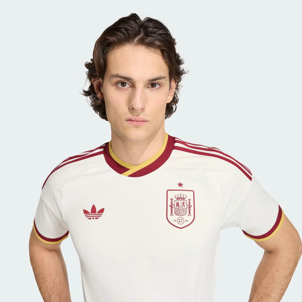 Camisa Espanha Copa do Mundo 2026 - Torcedor Masculina - Bege