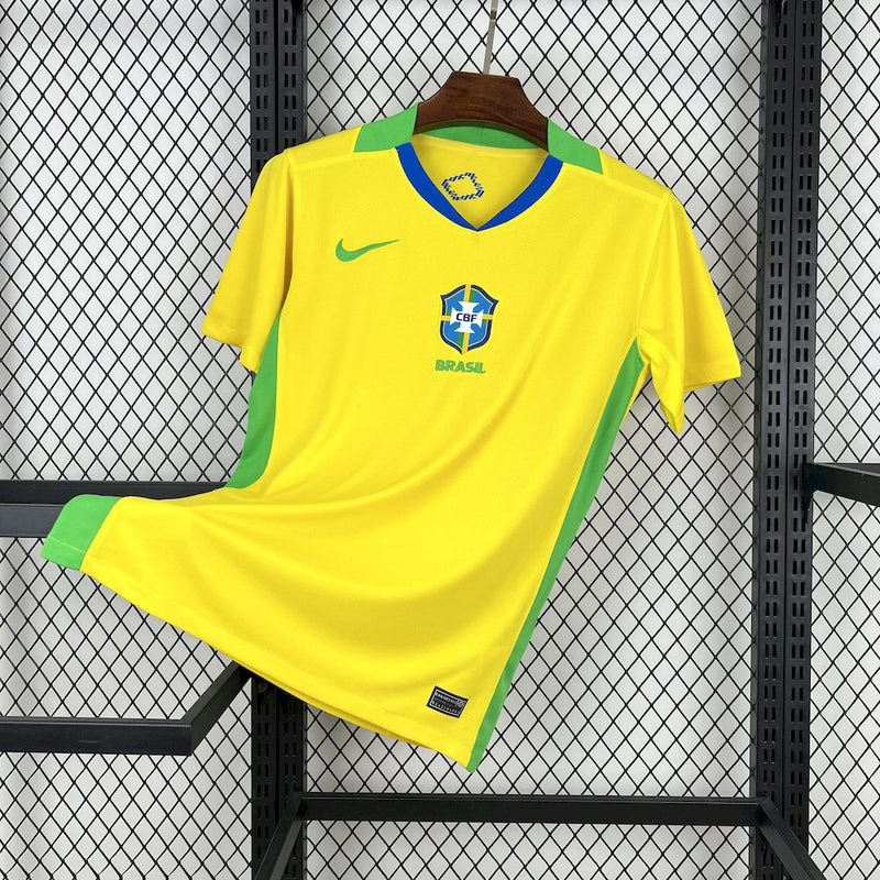 Camisa Brasil Home 25/26 - Nike Torcedor Masculina