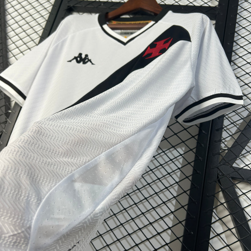 Camisa Vasco da Gama Branca Kappa 25/26 - Versão Torcedor