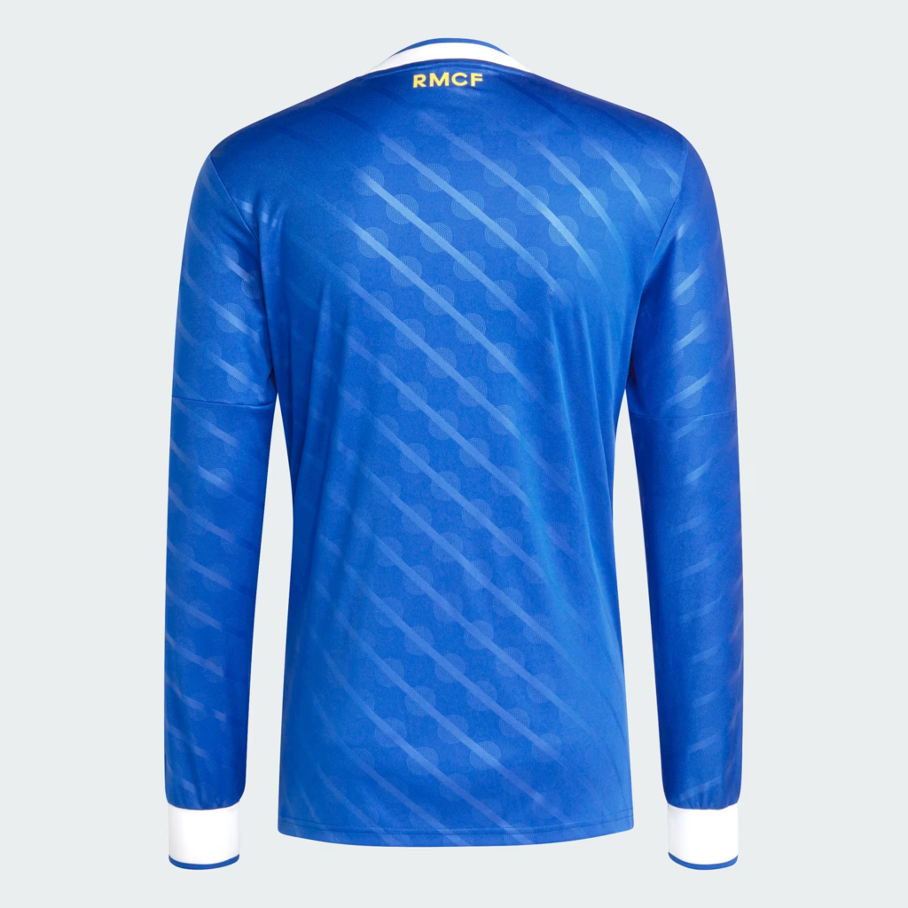 Camisa Real Madrid III Manga Longa 25/26 Torcedor Adidas - Azul