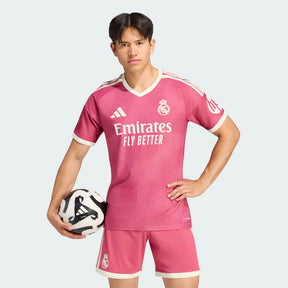 Camisa Real Madrid Third III 2026/27 Jogador Masculino Adidas Rosa
