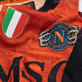 Camisa Napoli EA7 Halloween 25/26 - Laranja Naval