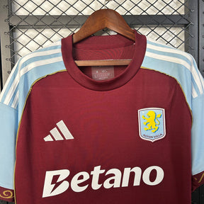 Camisa Aston Villa Home 25/26 Adidas - Torcedor Masculina