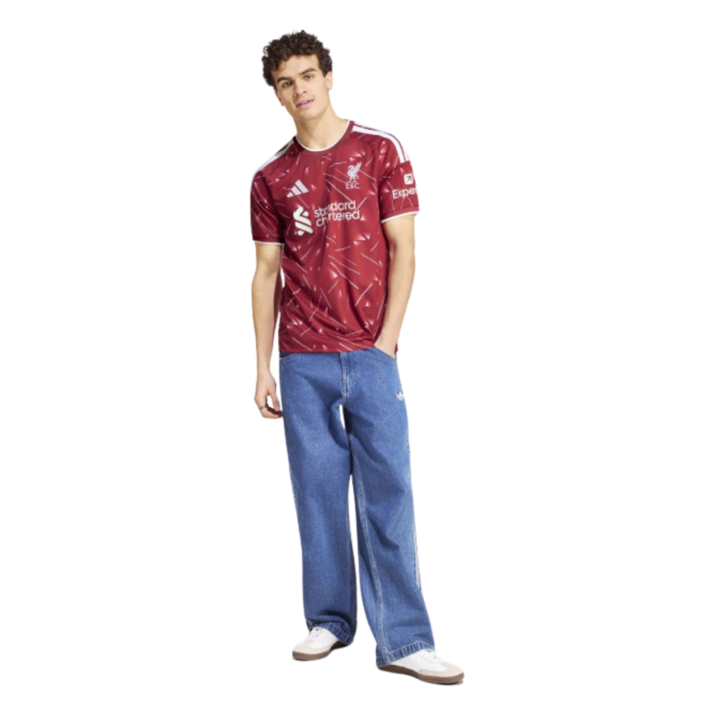 Camisa Liverpool Home 2026/27 - Torcedor Adidas Masculino - Vermelho