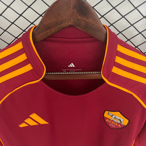 Camisa Roma Home 25/26 - Adidas Torcedor Masculina