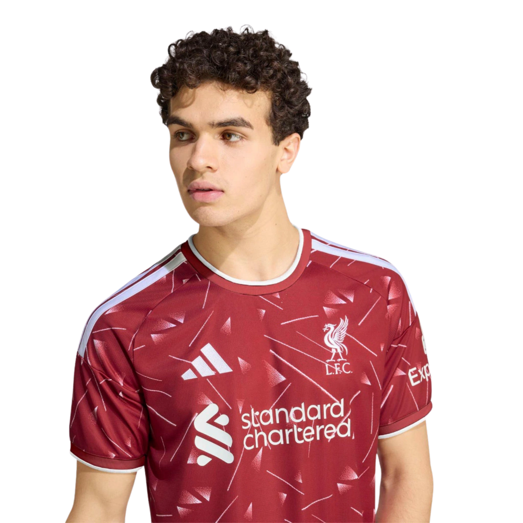 Camisa Liverpool Home 2026/27 - Torcedor Adidas Masculino - Vermelho