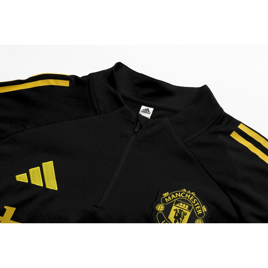 Conjunto Agasalho Treino Manchester United 25/26 - Preto