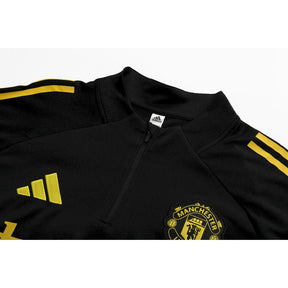Conjunto Agasalho Treino Manchester United 25/26 - Preto