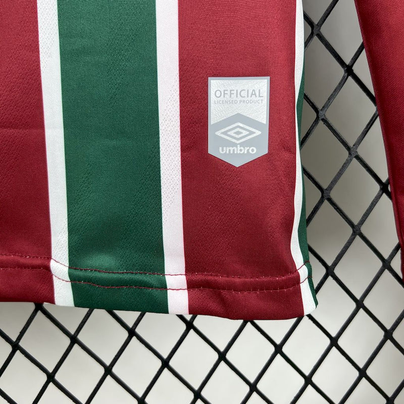 Camisa Fluminense Home 25/26 - Versão Torcedor manga comprida
