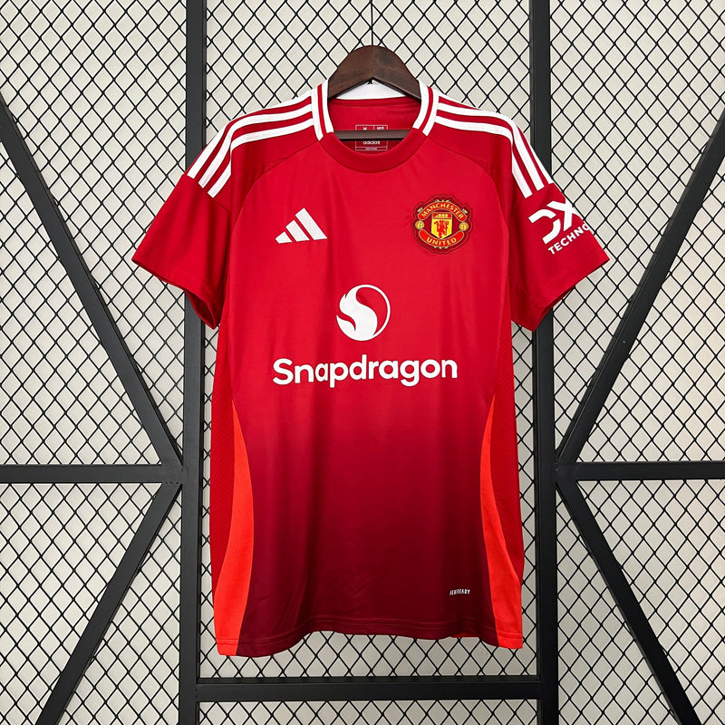 Camisa Manchester United Home 24/25 - Adidas Torcedor Masculina -