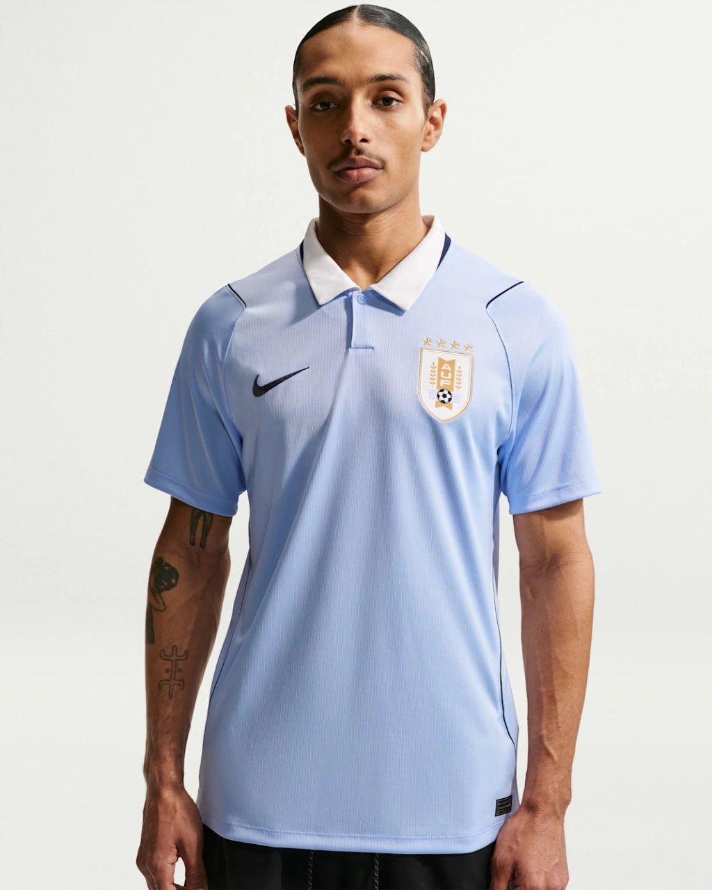 Camisa Uruguai Home I Copa do Mundo 2026/27 Torcedor Masculino Nike Azul