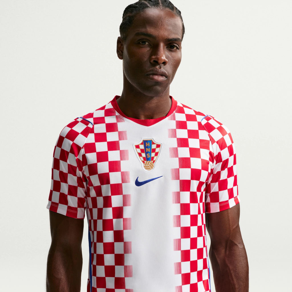 Camisa Cróacia Copa Do Mundo 2026 Home Torcedor Nike - Vermelho e branco
