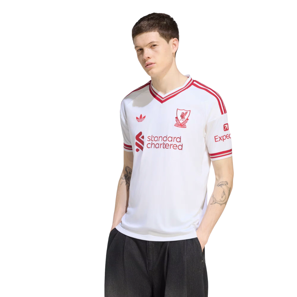 Camisa Liverpool Away 2026/27 - Torcedor Adidas Masculino - Branco