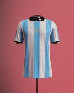 Camisa Argentina Messi Comma Footbal Gola Polo