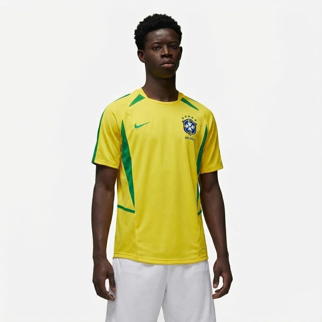 Camisa Brasil Home - Retrô 2002