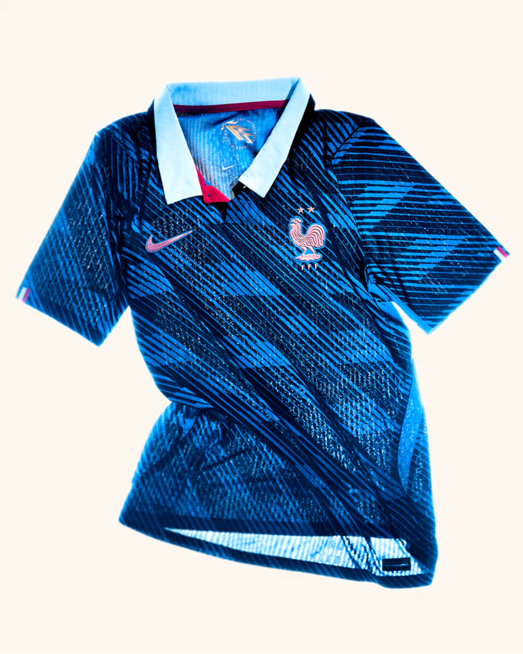 Camisa França Home I Copa do Mundo 2026/27 Jogador Masculino Nike Azul