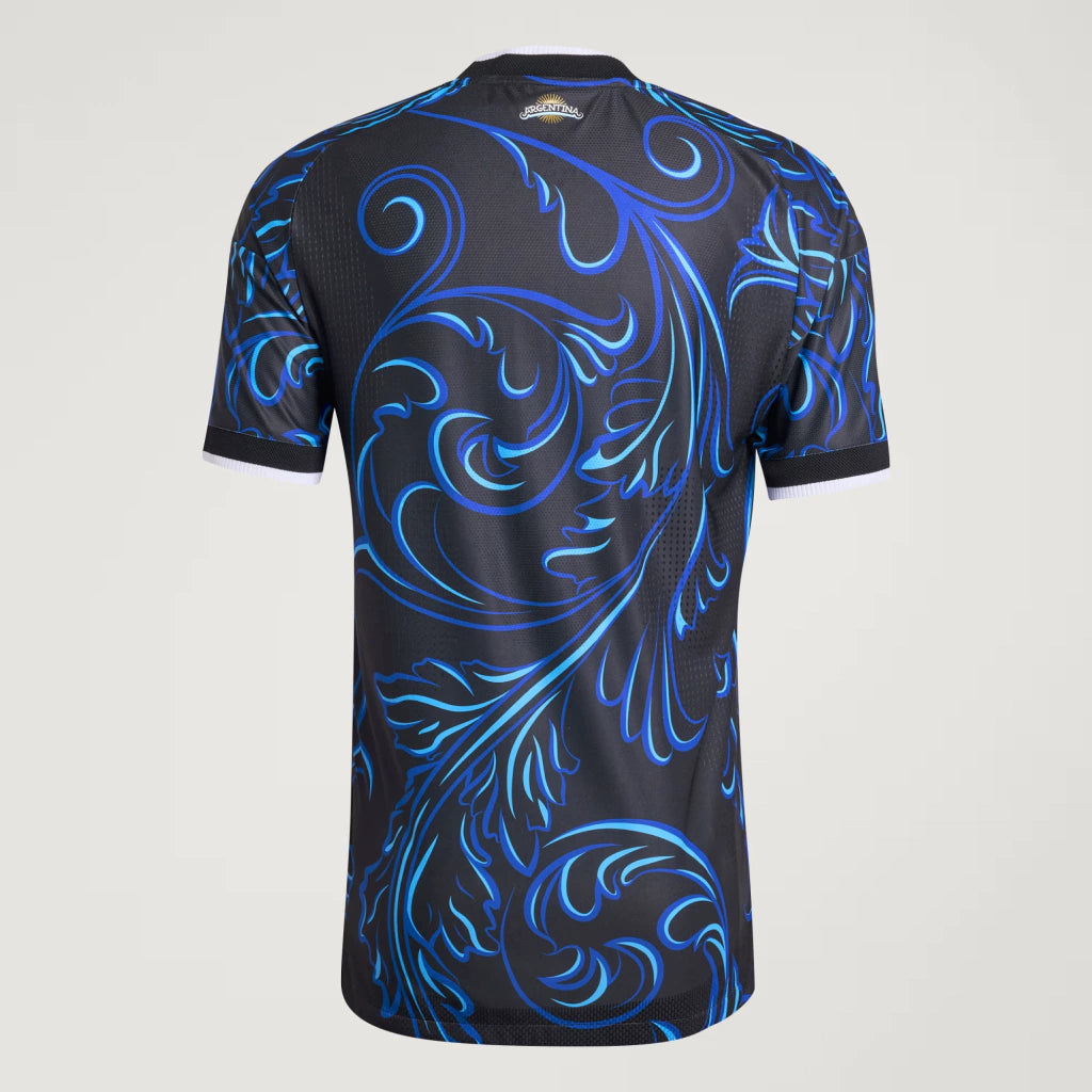Camisa Argentina Copa do Mundo 2026 - Reserva Jogador Masculina - Preta e Azul
