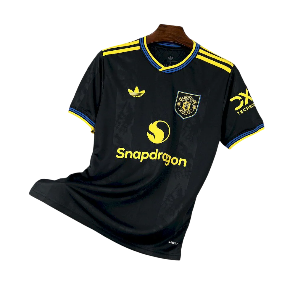Camisa Manchester United III 25/26 - Torcedor Adidas Masculina - Preta
