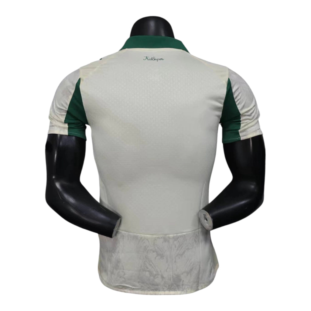 Camisa Palmeiras Edição especial Mundial de Clubes 25/26 - Jogador Puma Masculina - Bege e verde