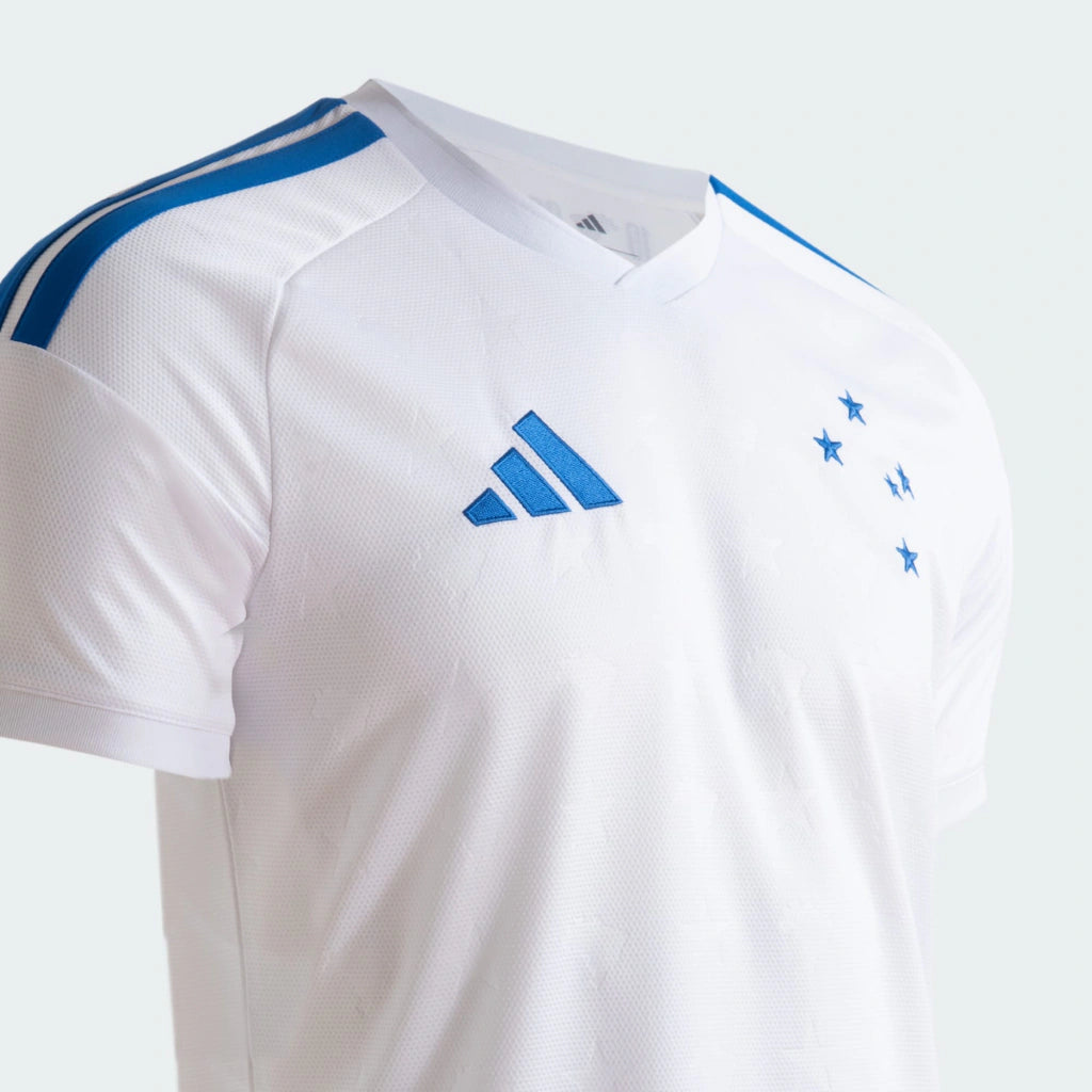 Camisa Cruzeiro Away II 2026/27 Torcedor Masculino Adidas Branco