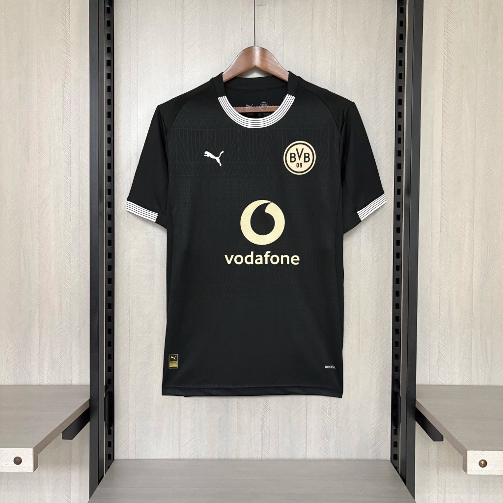 Camisa Borussia Dortmund 100 Anos 2026/27 Torcedor Masculino Puma Preta
