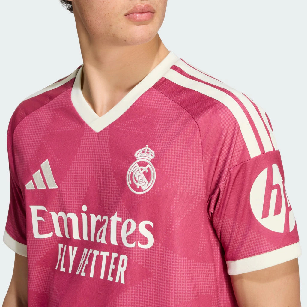 Camisa Real Madrid Third III 2026/27 Torcedor Masculino Adidas Rosa