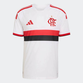 Camisa Flamengo Away 2026/27 Torcedor Masculina Adidas Branco