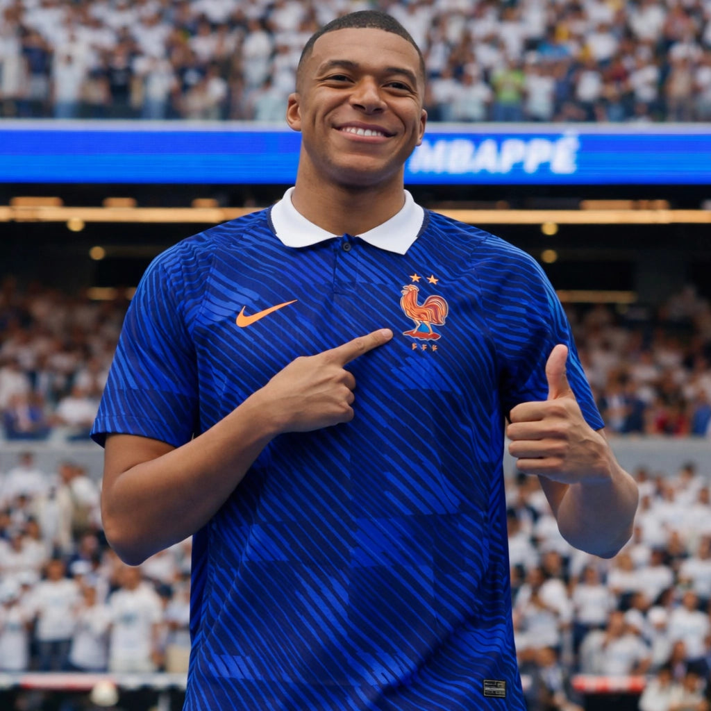 Camisa França Home I Copa do Mundo 2026/27 Jogador Masculino Nike Azul