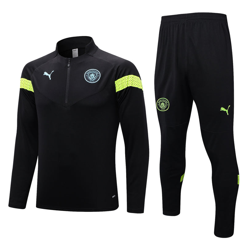 Conjunto de Treino do Manchester City Preto