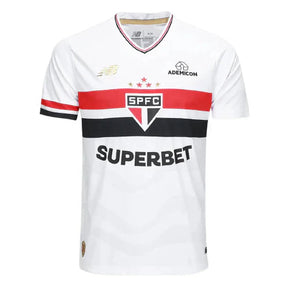 Camisa São Paulo Home 25/26 - Jogador Masculina - Branco