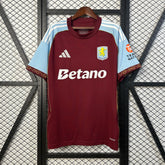 Camisa Aston Villa Home 25/26 Adidas - Torcedor Masculina