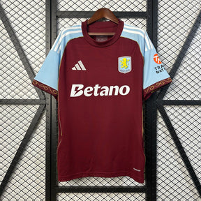Camisa Aston Villa Home 25/26 Adidas - Torcedor Masculina