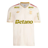 Camisa Flamengo III 25/26 Torcedor + Patrocínios - Bege