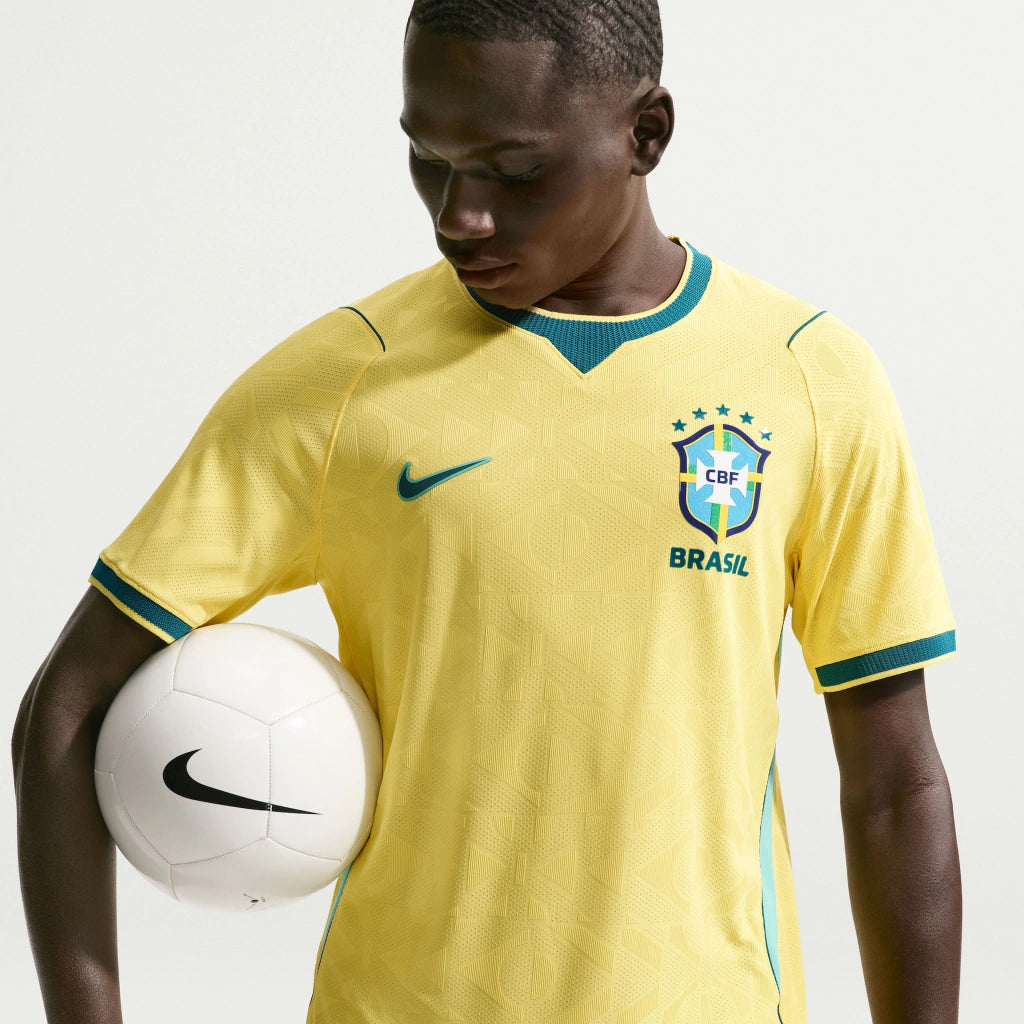 Camisa Brasil Copa 2026 Home Titular Jogador Nike Amarelo
