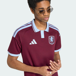 Camisa Aston Villa Home I 2026/27 Torcedor Masculino Adidas Vinho